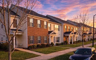 Plan  11-1083-2 - Auburn Oak Residence  | Traditional Colonial Townhome - 3-Bed, 2-Bath, 1,664 SF