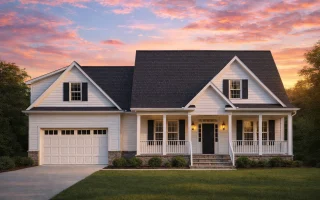 Plan  9-1275 - Auburn Cedar Manor |  Cape Cod - 4-Bed, 3.5-Bath, 3,097 SF