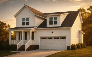Plan  19-1551 - Auburn Willow Haven  | Modern Farmhouse - 3-Bed, 2.5-Bath, 1,505 SF