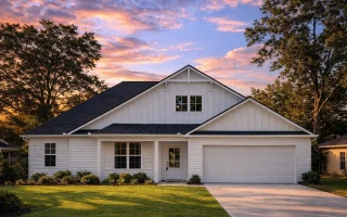 Plan  18-1038 - Auburn Oak Place |  Craftsman Ranch - 3-Bed, 2-Bath, 1,798 SF