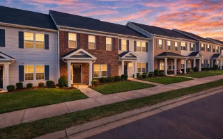 Plan  12-2220-4 - Auburn Garden Haven  | Colonial Revival Townhome - 3-Bed, 3.5-Bath, 1,807 SF