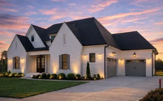 Plan  18-2218 - Auburn Pointe Cottage  | Modern Farmhouse - 4-Bed, 4.5-Bath, 3,490 SF