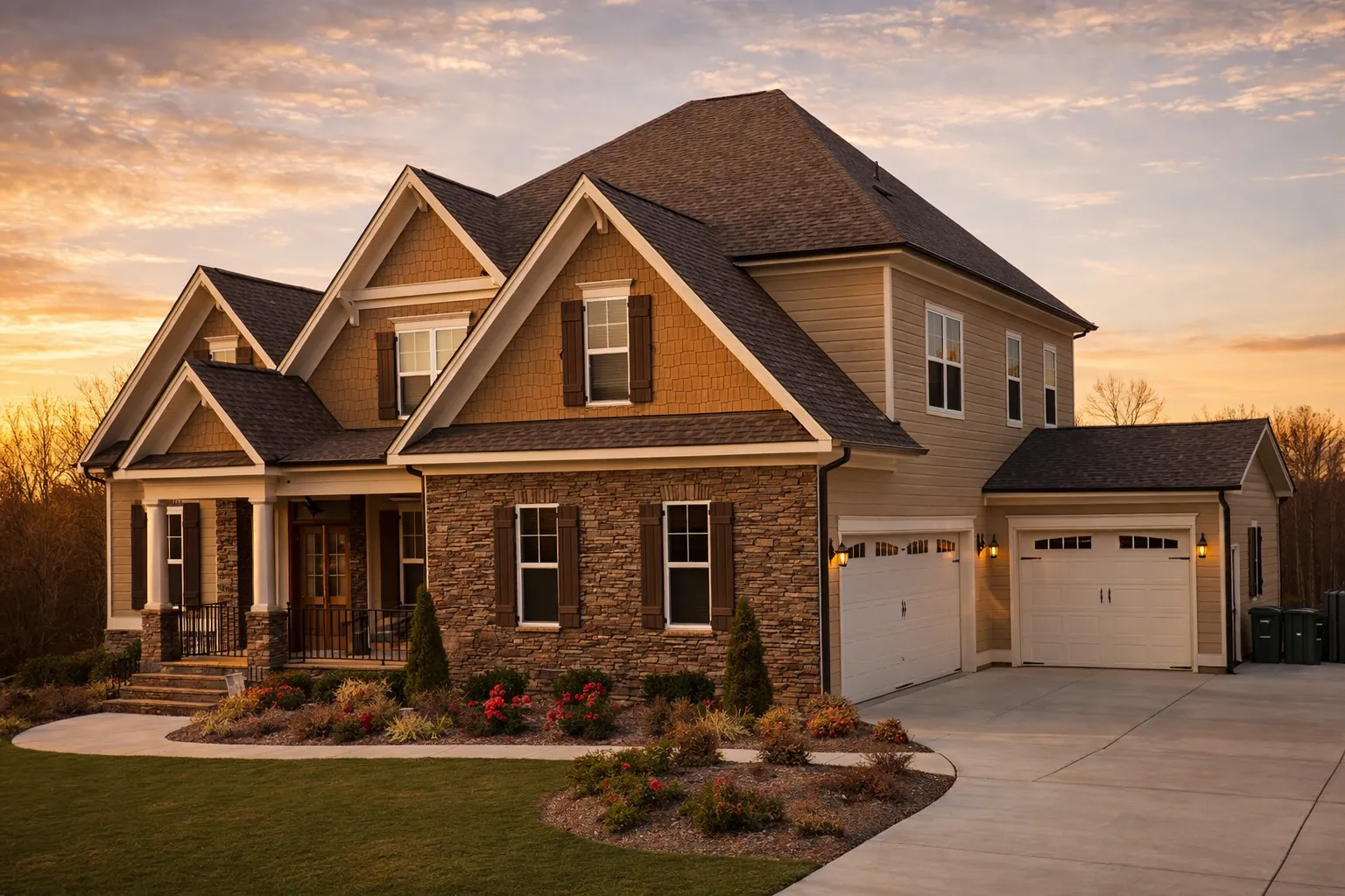 Elegant 2-Story House Plan with Traditional Design & 5 Bedrooms