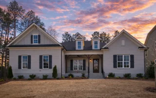Plan  16-1519 - Auburn Trail Residence  | New American - 4-Bed, 3.5-Bath, 3,565 SF