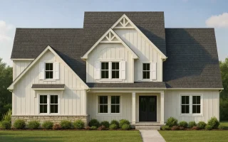 Plan  19-1368 - Auburn Trail Cottage  | Modern Farmhouse - 4-Bed, 3-Bath, 2,620 SF