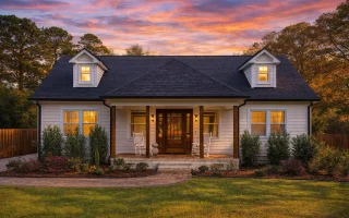 Plan  20-1150 - Auburn Trail Haven |  Cape Cod - 4-Bed, 3-Bath, 2,410 SF