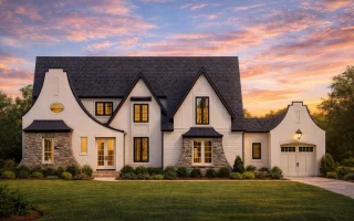 Plan  20-1187 - Auburn Trail Homestead  | French Country - 5-Bed, 5-Bath, 5,167 SF