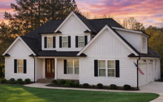 Plan  20-2090 - Auburn Knoll Manor |  Modern Farmhouse - 4-Bed, 3.5-Bath, 3,385 SF