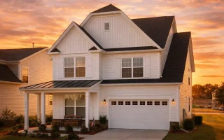 Plan  9-1776B - Auburn Brook Place |  Modern Farmhouse - 4-Bed, 3.5-Bath, 2,575 SF