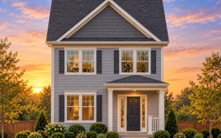 Plan  8-1137 - Auburn Knoll Retreat  | Traditional Colonial - 3-Bed, 2.5-Bath, 1,320 SF