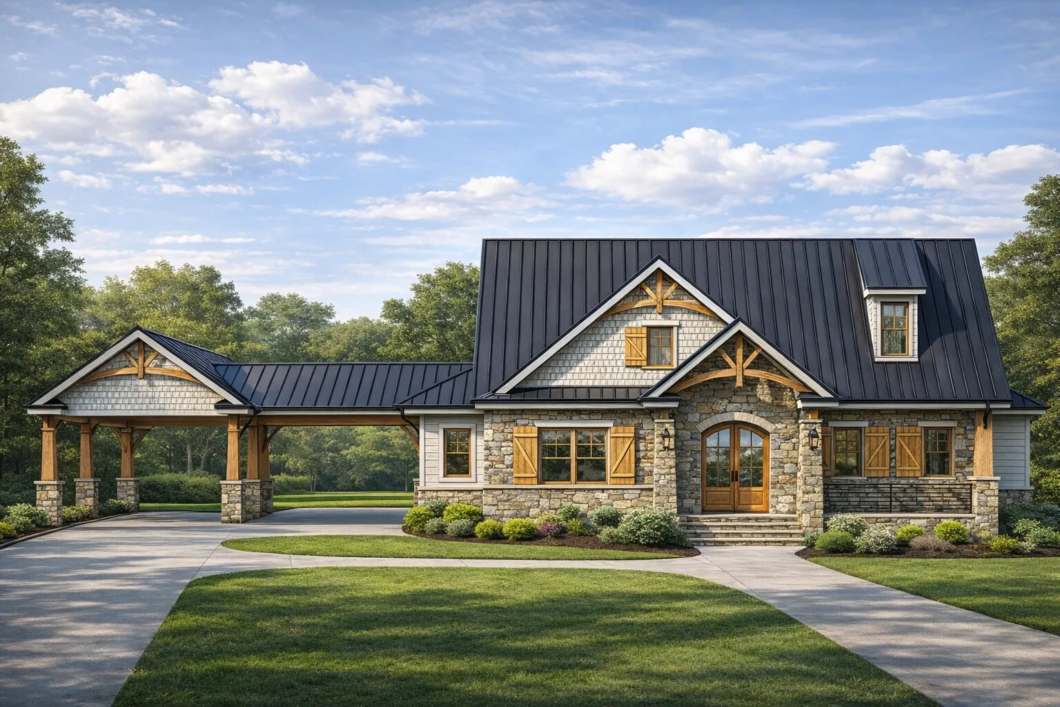 House Plans with Outdoor Fireplace 9 Elegant Craftsman Home Design with 2 Floors and Spacious Layout