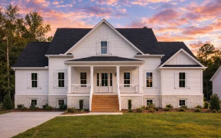Plan  15-1925 - Auburn Brook Cottage  | Modern Farmhouse - 5-Bed, 4.5-Bath, 3,681 SF