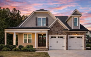Plan  16-1380 - Auburn Glen Villa |  New American - 4-Bed, 3.5-Bath, 2,856 SF