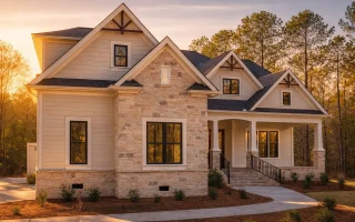 Plan  19-1398 - Auburn Brook Farm |  New American - 4-Bed, 3.5-Bath, 2,826 SF