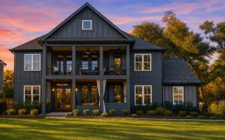 Plan  17-1167 - Auburn Vale Hall |  Modern Farmhouse - 4-Bed, 3-Bath, 3,023 SF