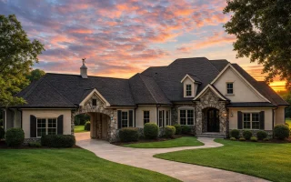 Plan  17-1360 - Auburn Vale Haven |  French Country - 3-Bed, 3.5-Bath, 3,348 SF
