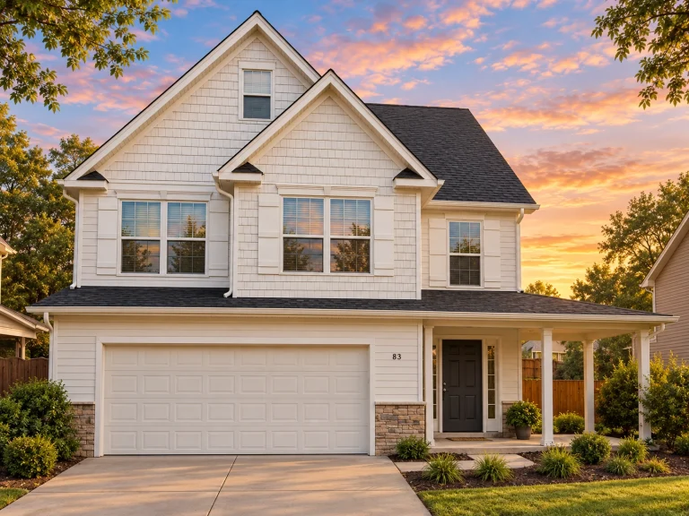 Beautiful 2-Story House Plan with Open Layout and CAD Blueprint