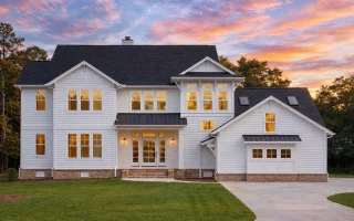 Plan  13-1218 - Auburn View Farmhouse  | New American - 4-Bed, 3.5-Bath, 4,007 SF