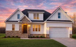 Plan  15-1744 - Auburn Heights Farm  | New American - 4-Bed, 3.5-Bath, 3,084 SF