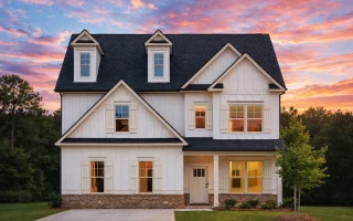 Plan  17-1135 - Auburn View Lodge |  New American - 4-Bed, 3.5-Bath, 3,011 SF