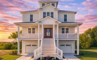 Plan  17-1588 - Auburn Vale Manor |  Coastal - 4-Bed, 4-Bath, 3,000 SF