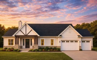 Plan  13-1308 - Auburn Vale Estate |  Modern Farmhouse - 3-Bed, 2-Bath, 1,960 SF