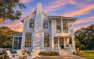 Plan  19-1905 - Auburn View Estate |  Modern Farmhouse - 4-Bed, 4.5-Bath, 6,002 SF