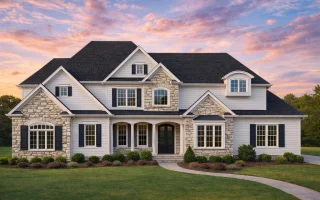 Plan  20-1776 - Auburn Station Place  | New American - 5-Bed, 5-Bath, 4,450 SF