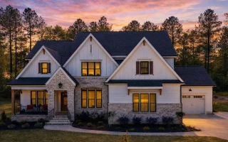 Plan  19-1016 - Auburn Station Farm  | New American - 4-Bed, 5-Bath, 3,692 SF