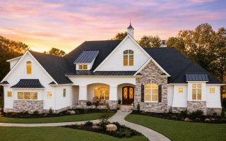 Plan  19-1004 - Auburn Station House  | New American - 5-Bed, 5-Bath, 4,186 SF