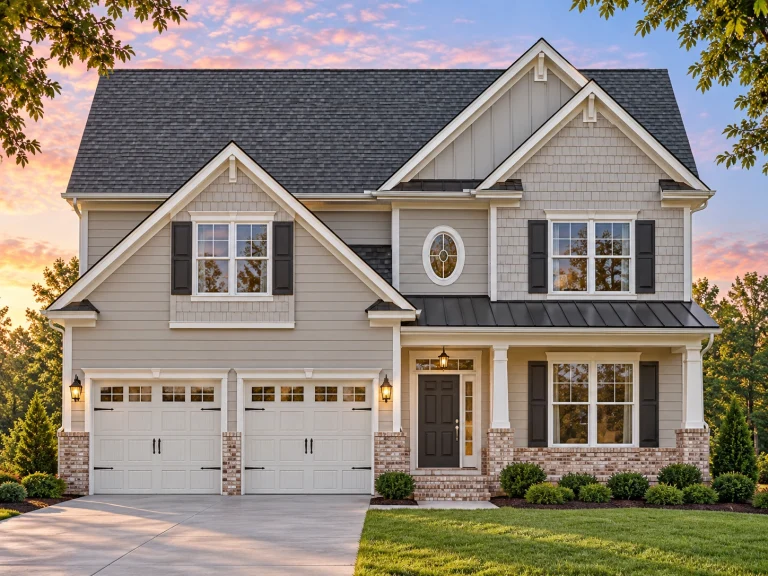 Courtyard House Plans 6 Transitional Colonial Revival Home Plan 2545 Sq Ft 4 Bed 2 Story With Cad 1