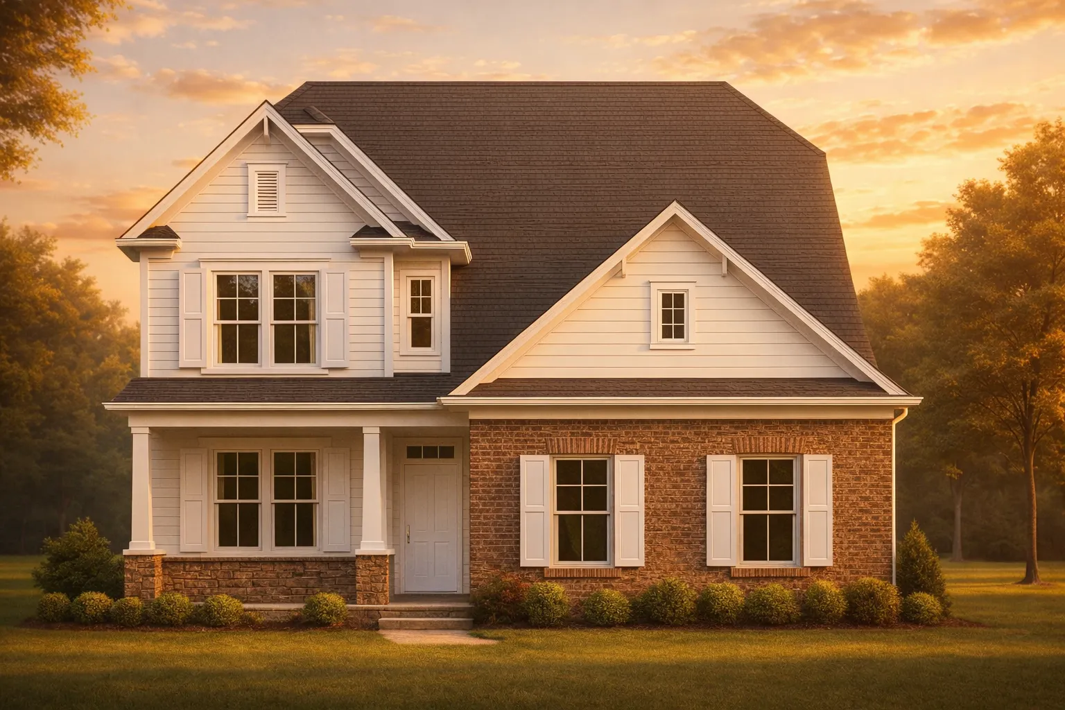 10-1397 HOUSE PLAN - Modern Craftsman house Plan Floor Plans, CAD & Designs