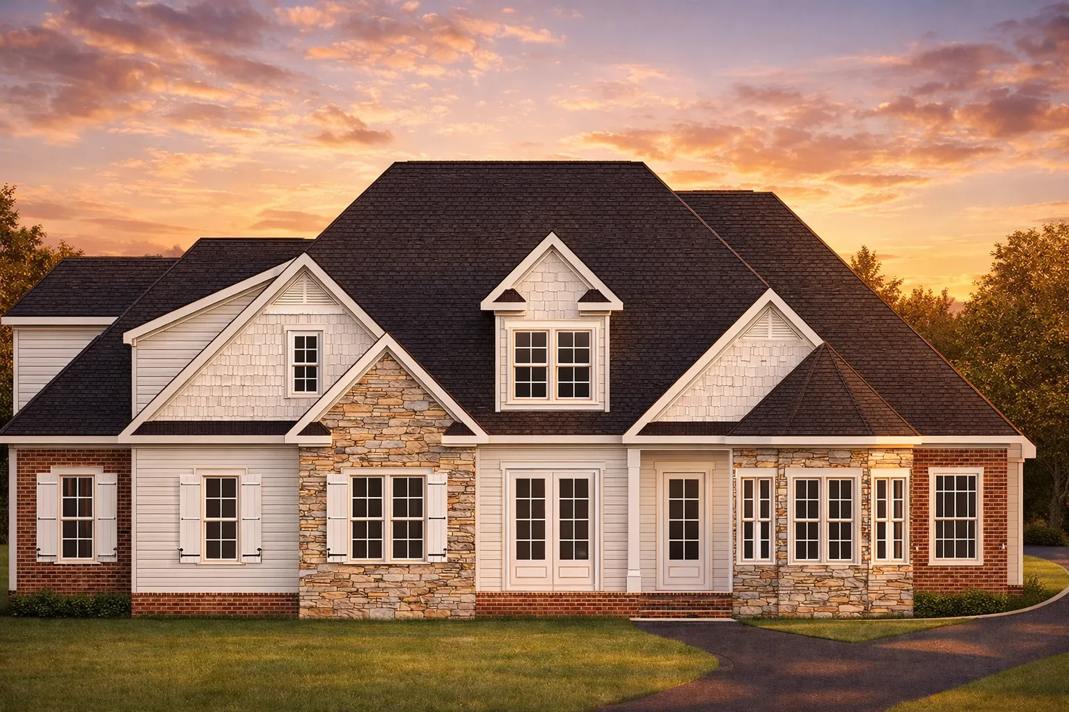 Modern Farmhouse Plan 3 Bed 2133 Sq Ft 15 Stories Cad Engineering Included