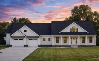 Plan  17-1021 - Auburn Harbor Farm |  Modern Farmhouse - 4-Bed, 3.5-Bath, 3,282 SF