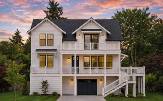 Plan  17-1160 - Auburn Harbor Homestead | Coastal Traditional - 3-Bed, 3.5-Bath, 2,994 SF
