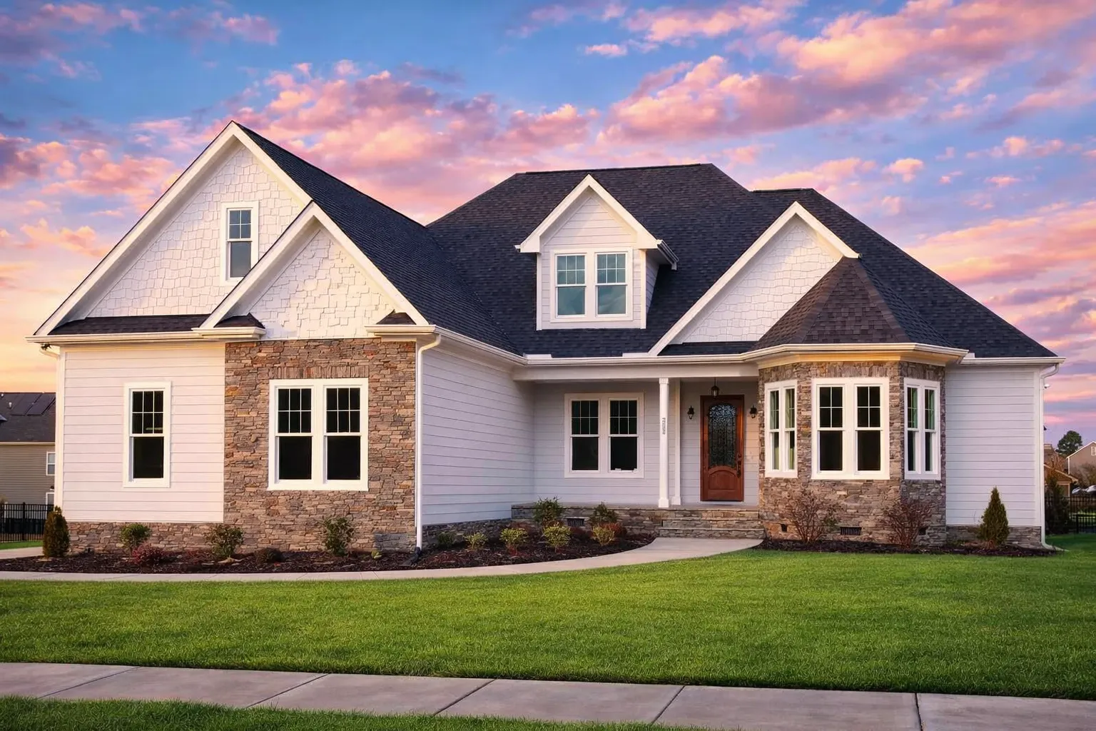 Tandem Garage Plans 5 Modern Farmhouse Plan 3 Bed 2133 Sq Ft 15 Stories Cad Engineering Included