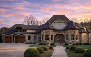 Plan  9-1684 - Auburn Harbor Villa |  French Country - 6-Bed, 4.5-Bath, 4,726 SF