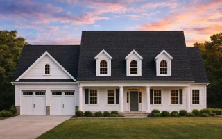 Plan  14-1206 - Auburn Cove Residence  | Cape Cod - 4-Bed, 4.5-Bath, 3,988 SF