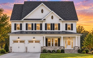 Plan  8-1419 - Auburn Cove Farm |  New American - 4-Bed, 3.5-Bath, 1,734 SF
