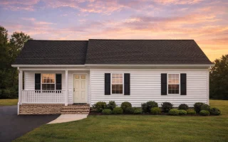 Plan  14-1170 - Auburn Cove Lodge |  Traditional Ranch - 3-Bed, 2-Bath, 1,090 SF