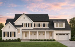 Plan  15-1454 - Auburn Landing Place  | New American - 4-Bed, 3.5-Bath, 3,909 SF