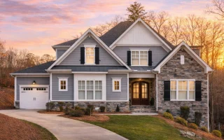 Plan  16-1722 - Auburn Cove Haven |  New American - 5-Bed, 4-Bath, 6,253 SF