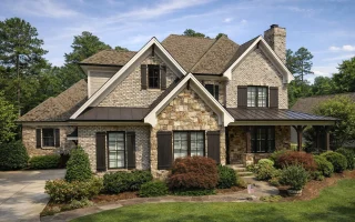 Plan  13-1387 - Auburn Landing Chalet  | New American - 4-Bed, 3.5-Bath, 5,354 SF