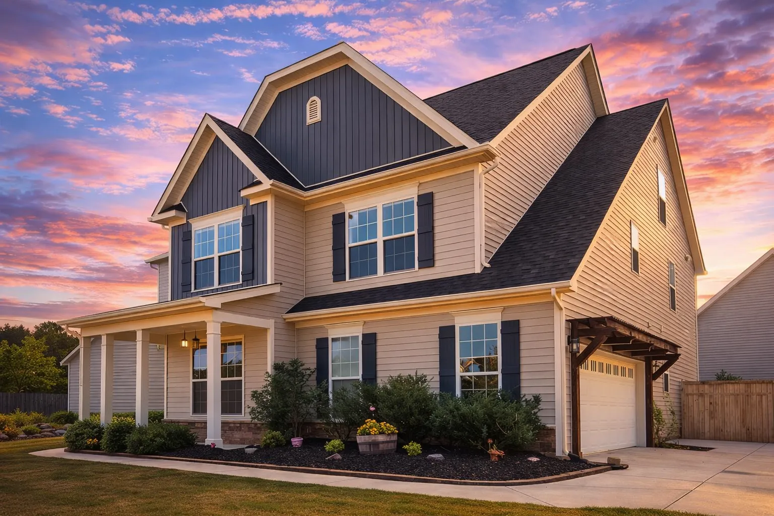 Modern Craftsman House Plan – 2 Story Custom CAD Designs