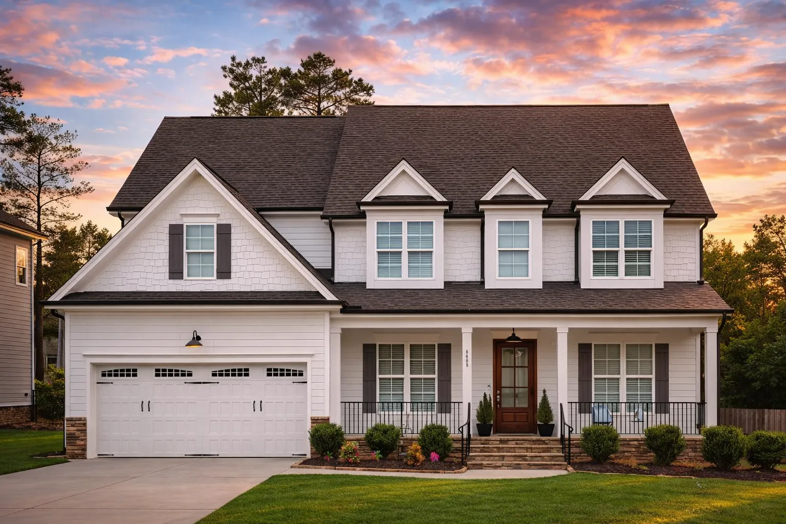 Elegant 2-Story House Plan with Open Layout and Modern Design