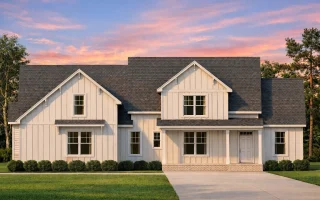 Plan  20-1113 - Auburn Landing Cottage  | Modern Farmhouse - 3-Bed, 2.5-Bath, 2,680 SF