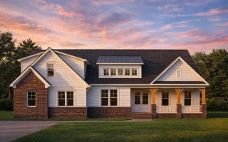 Plan  20-1378 - Auburn Point Chalet  | Modern Farmhouse - 3-Bed, 3.5-Bath, 3,131 SF