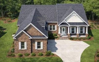 Plan  10-1819 - Auburn Point Cottage  | New American - 3-Bed, 3.5-Bath, 3,121 SF