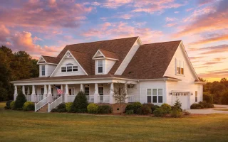 Plan  16-1298 - Auburn Hollow Farmhouse | Southern Farmhouse - 4-Bed, 4-Bath, 3,804 SF