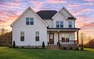 Plan  20-1313 - Auburn Run Manor |  Modern Farmhouse - 4-Bed, 3.5-Bath, 2,727 SF